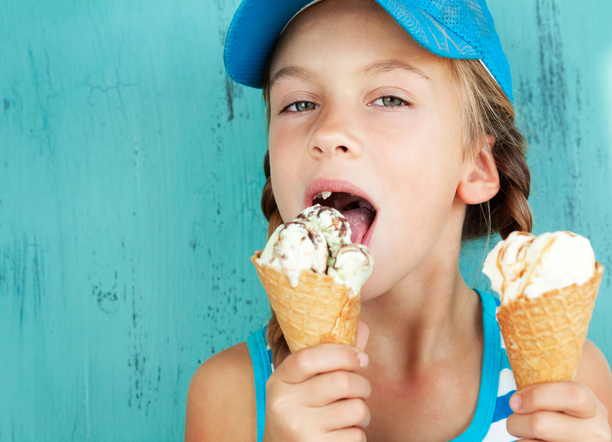 kid with ice cream kid with ice cream