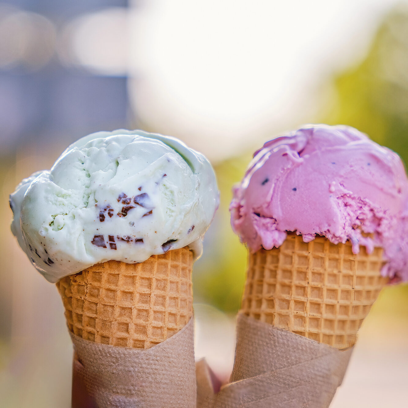 scoops of ice cream scoops of ice cream